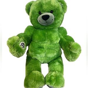 Build a bear hulk plush bear